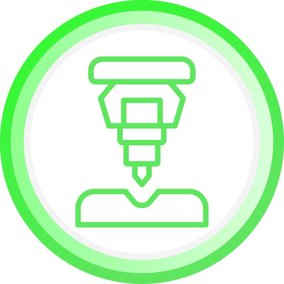 Drilling Machine Creative Icon Design vector