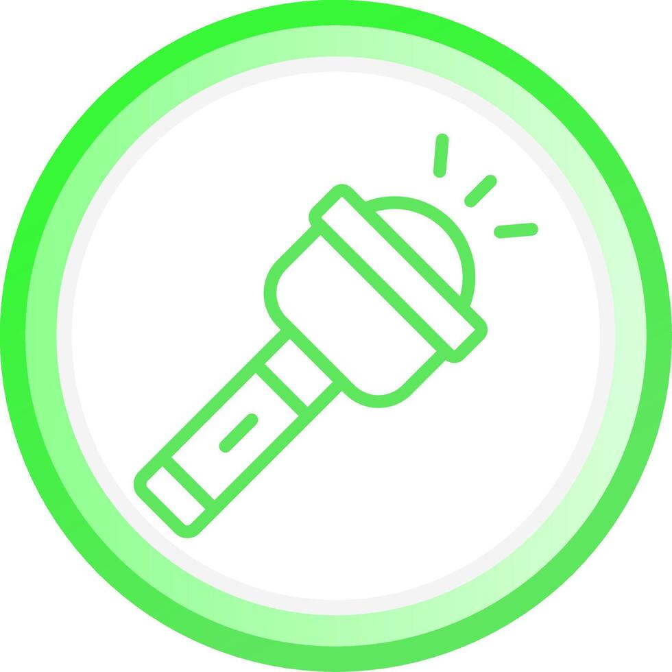 Flashlight Creative Icon Design vector