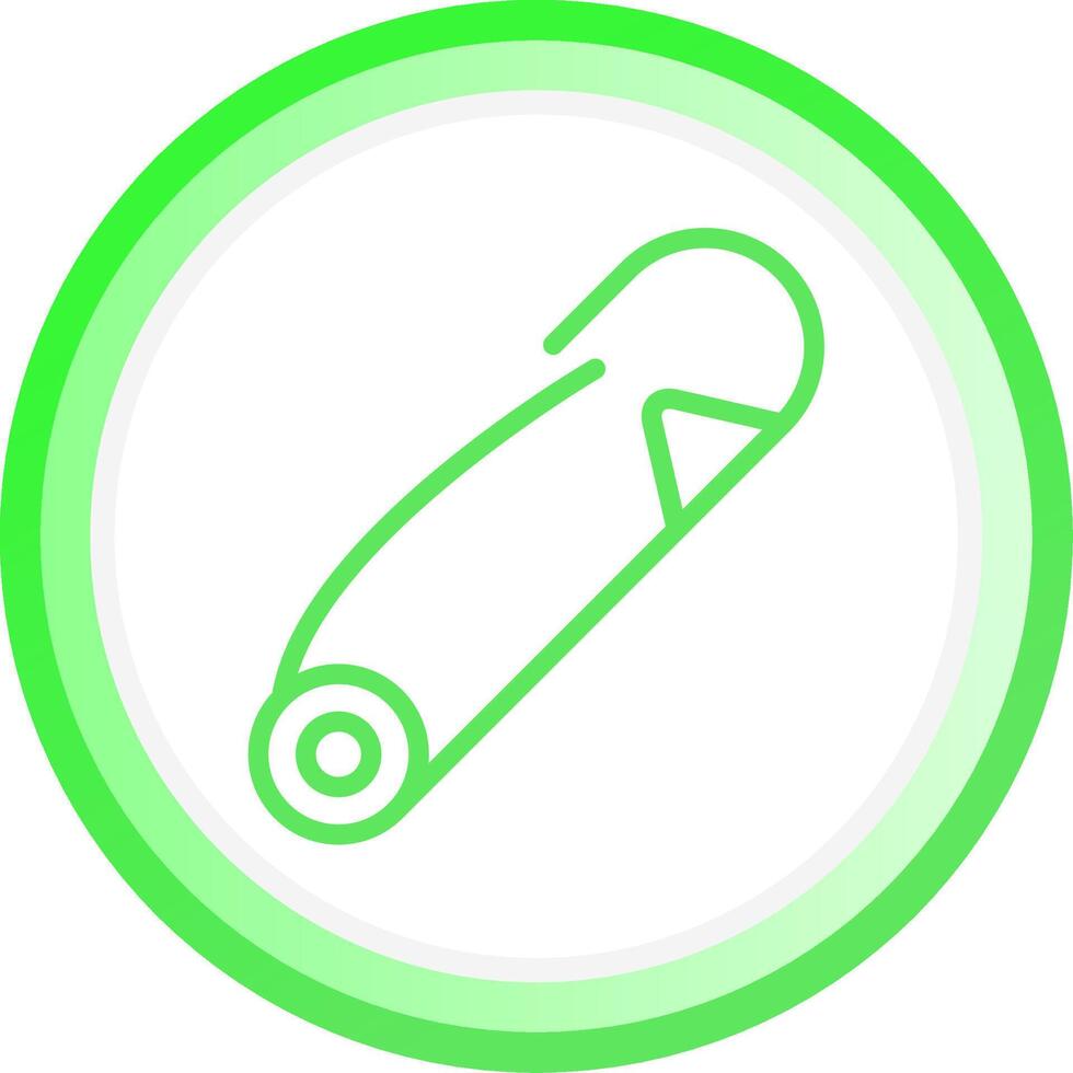 Safety Pin Creative Icon Design vector