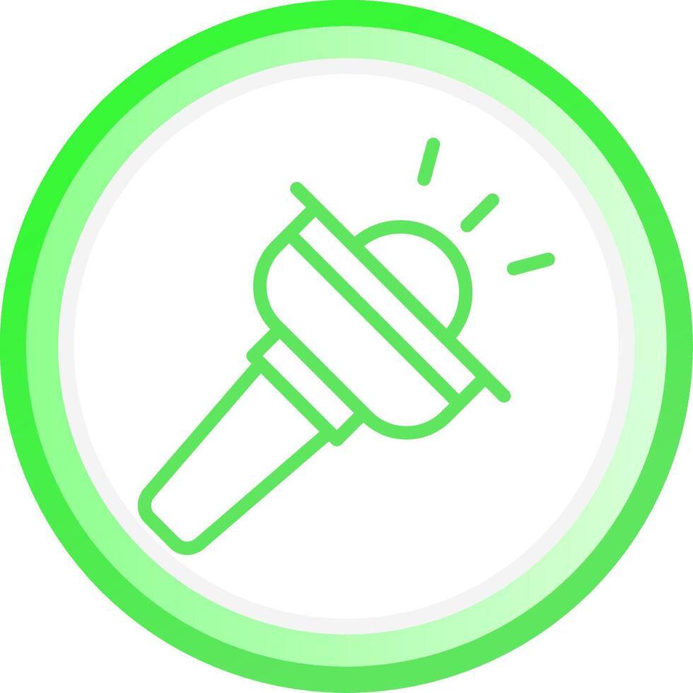 Flashlight Creative Icon Design vector
