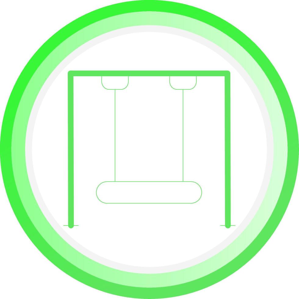 Line Green Circle Gradient Design vector