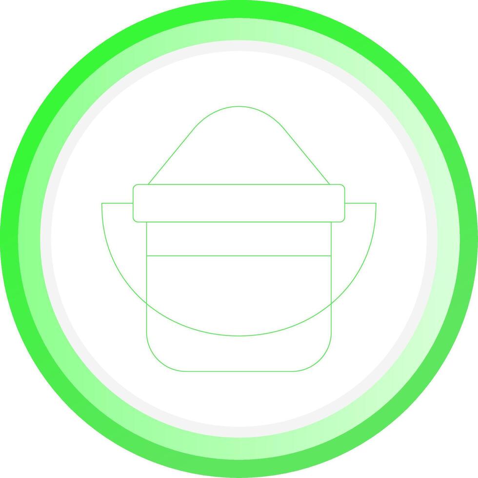 Line Green Circle Gradient Design vector