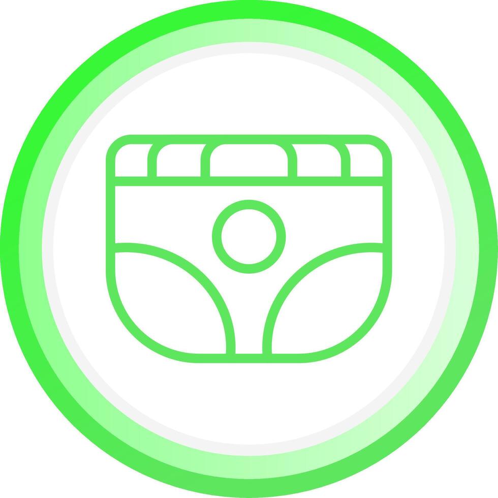 Diaper Creative Icon Design vector