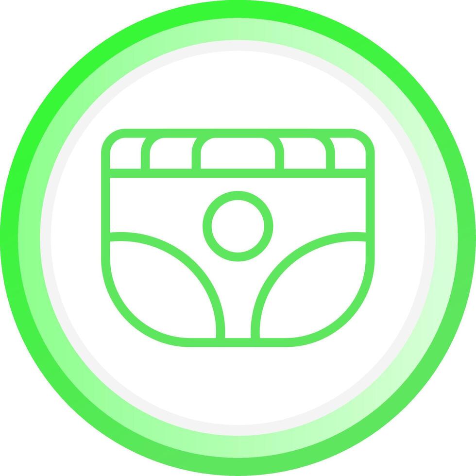 Diaper Creative Icon Design vector