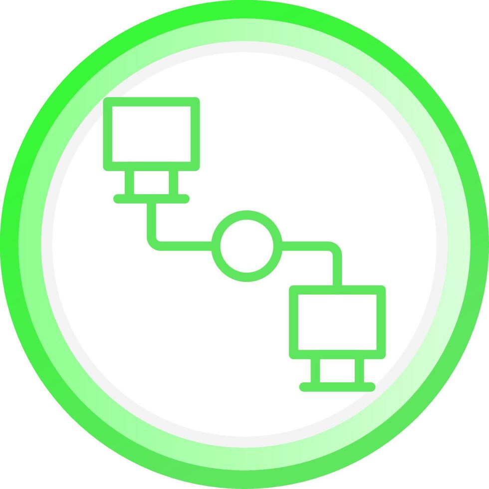 Unstructured Data Creative Icon Design vector