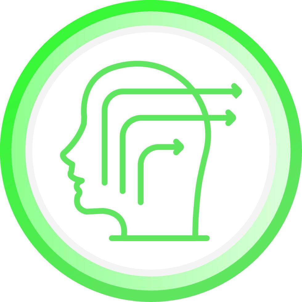 Knowledge Extraction Creative Icon Design vector