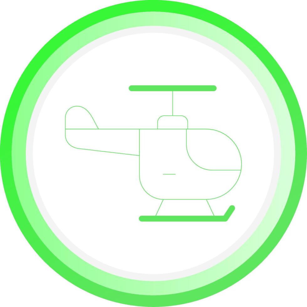 Line Green Circle Gradient Design vector