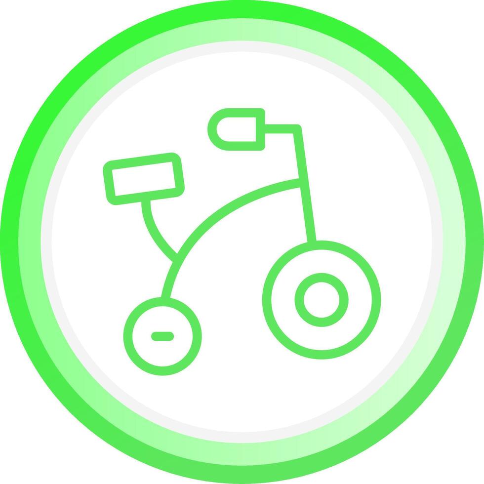 Bike Toy Creative Icon Design vector