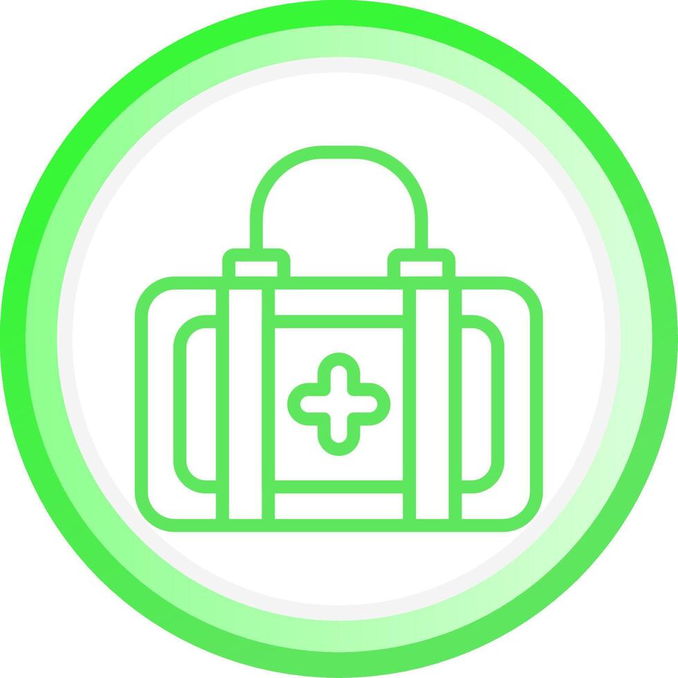 First Aid Kit Creative Icon Design vector