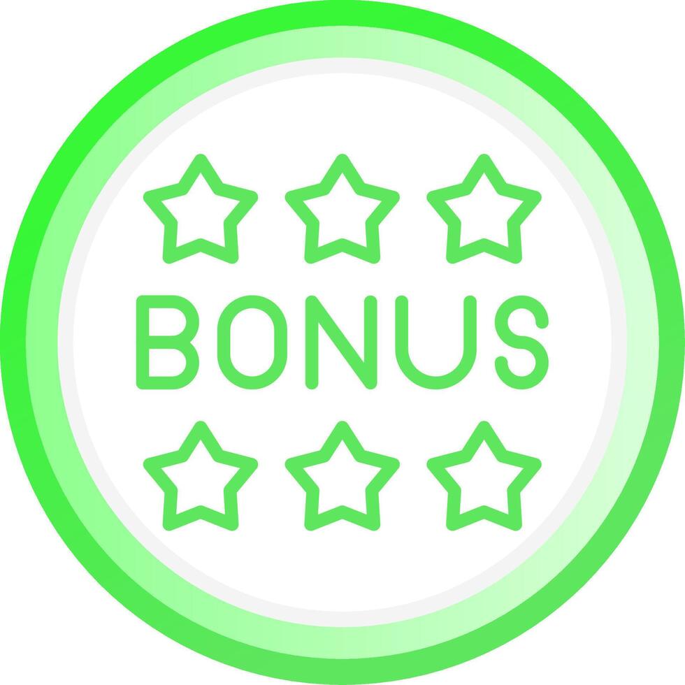 Bonus Creative Icon Design vector