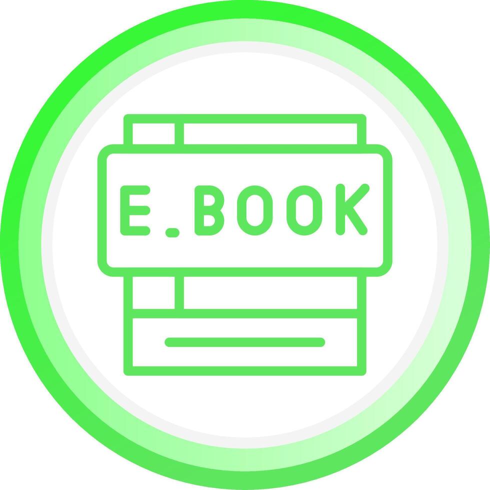 Ebooks Creative Icon Design vector