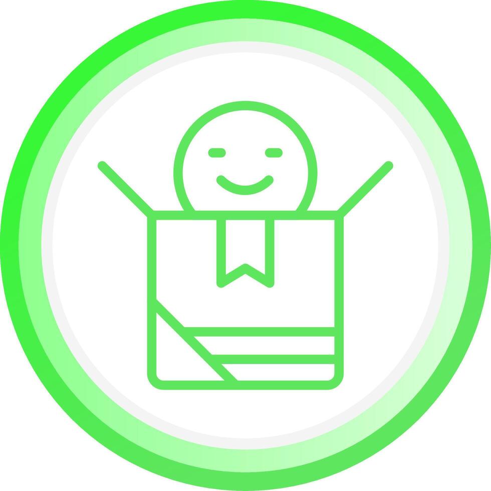 Line Green Circle Gradient Design vector