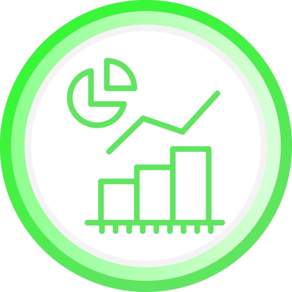 Statistical Analysis Creative Icon Design vector