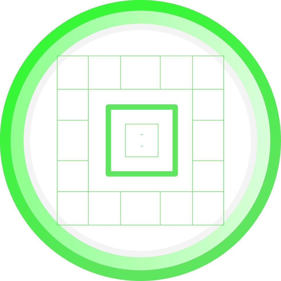 Line Green Circle Gradient Design vector