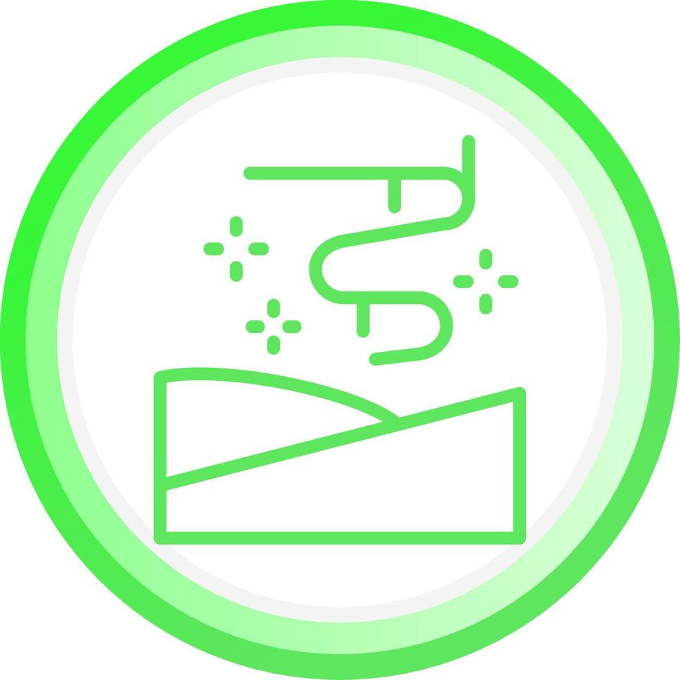 Aurora Borealis Creative Icon Design vector
