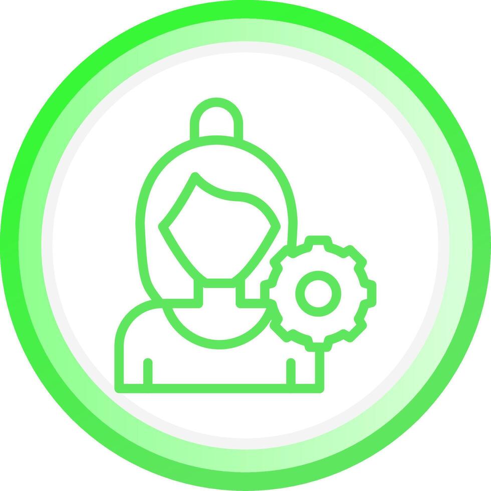 User Settings Creative Icon Design vector