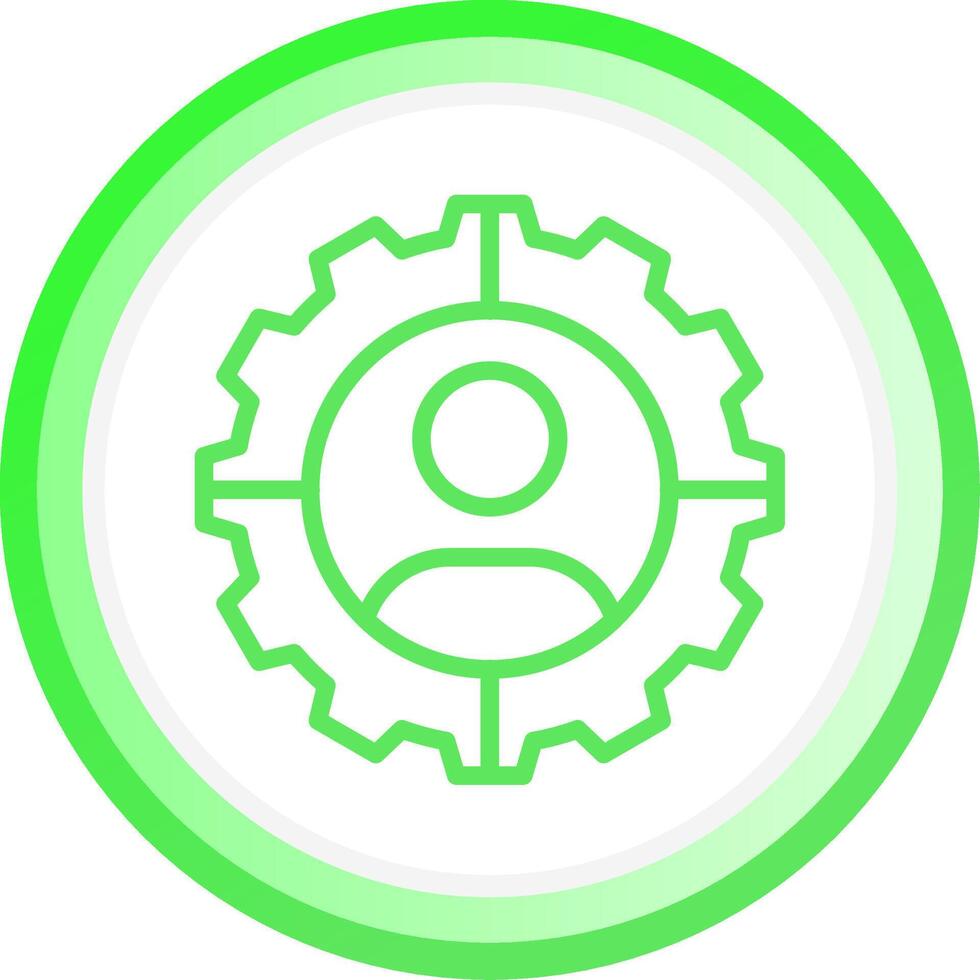 Personalization Creative Icon Design vector