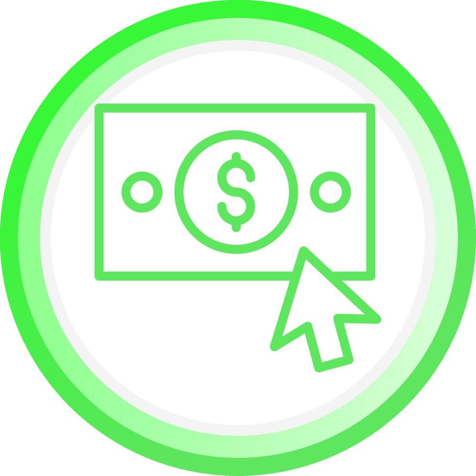 Pay Per Click Creative Icon Design vector