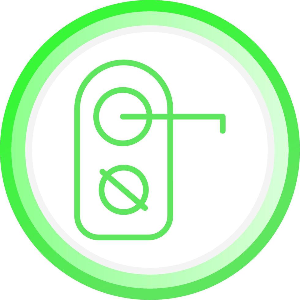 Do Not Disturb Creative Icon Design vector