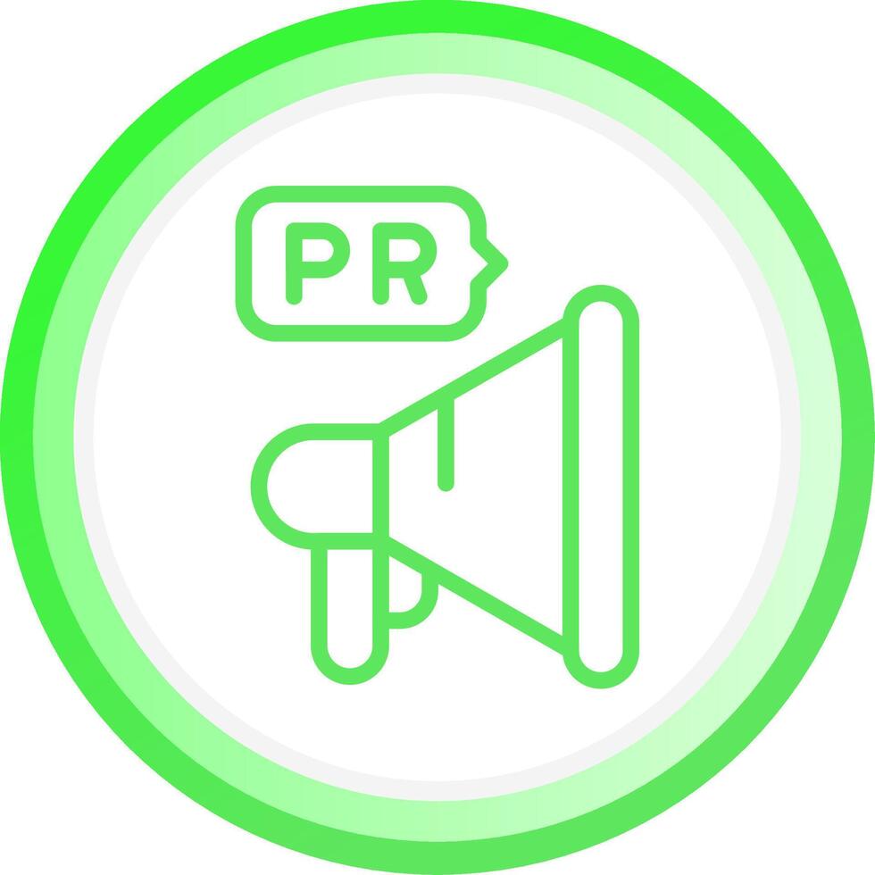 Public Relations Creative Icon Design vector