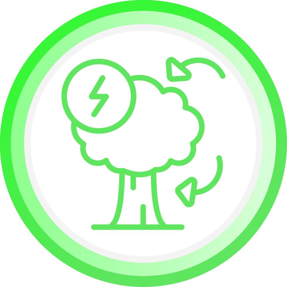 Eco Electricity Creative Icon Design vector