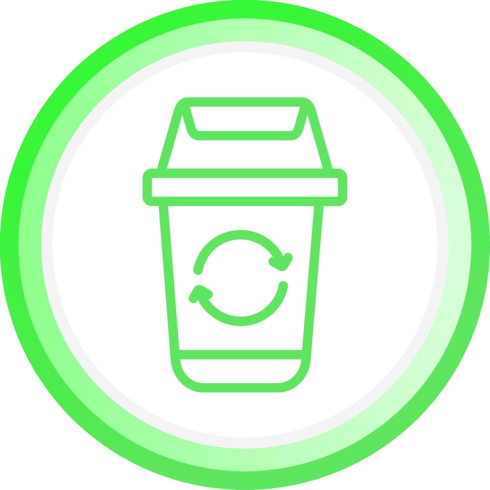 Trash Recycle Creative Icon Design vector