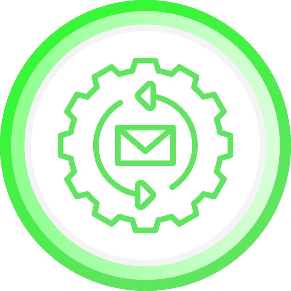 Marketing Automation Creative Icon Design vector