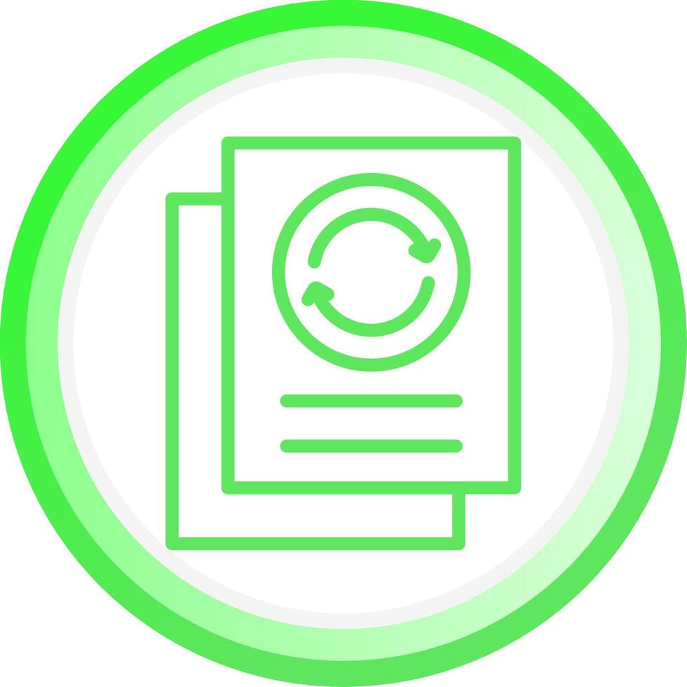 Paper Recycle Creative Icon Design vector