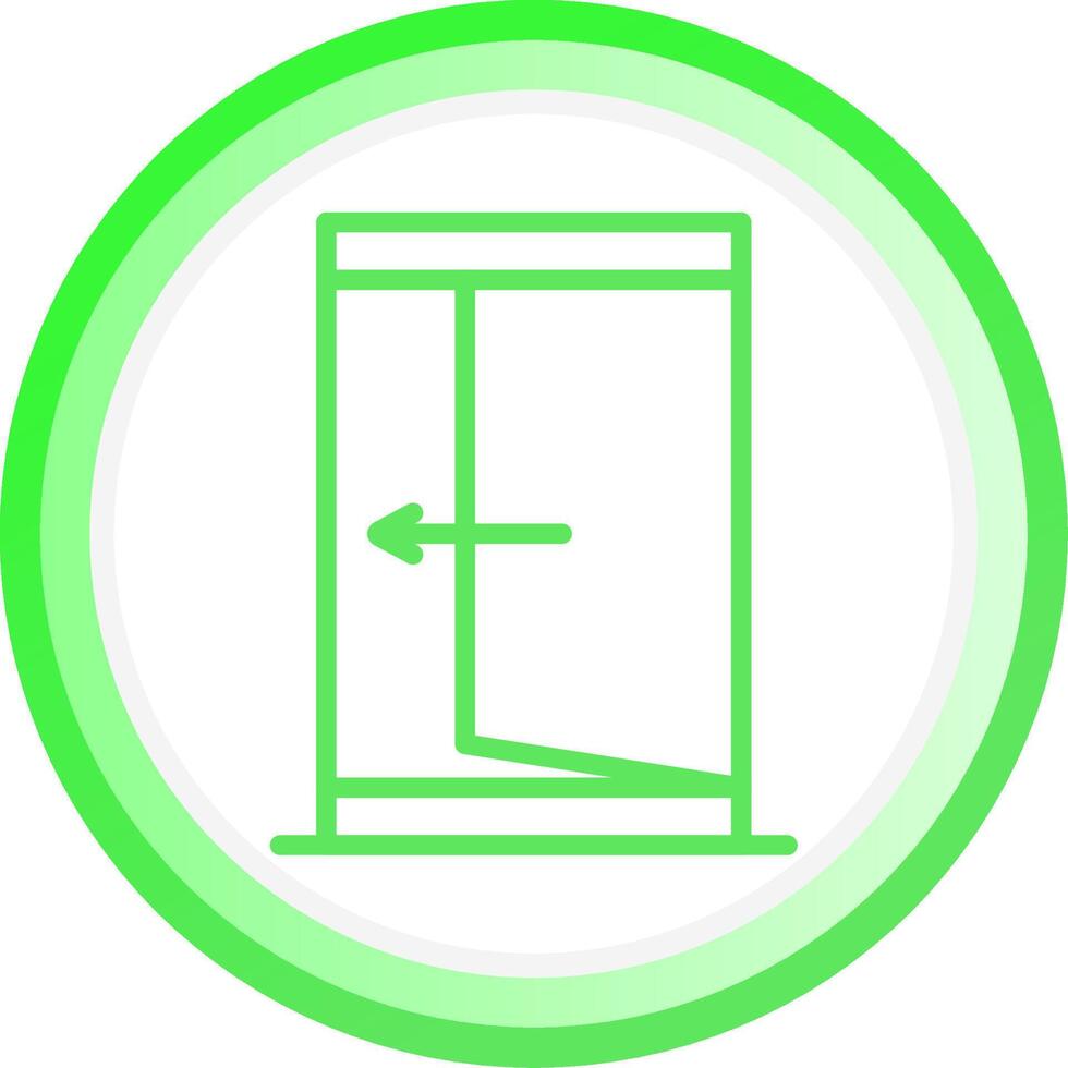 Entrance Creative Icon Design vector