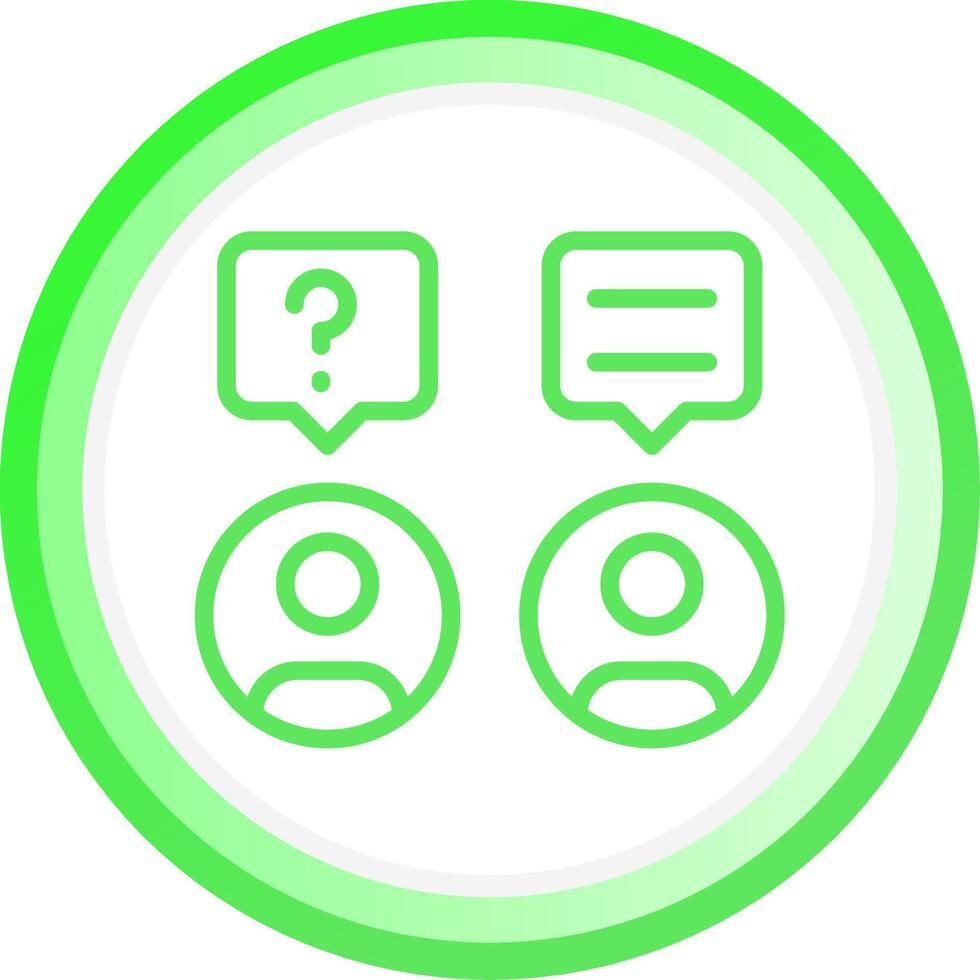 Discussion Creative Icon Design vector