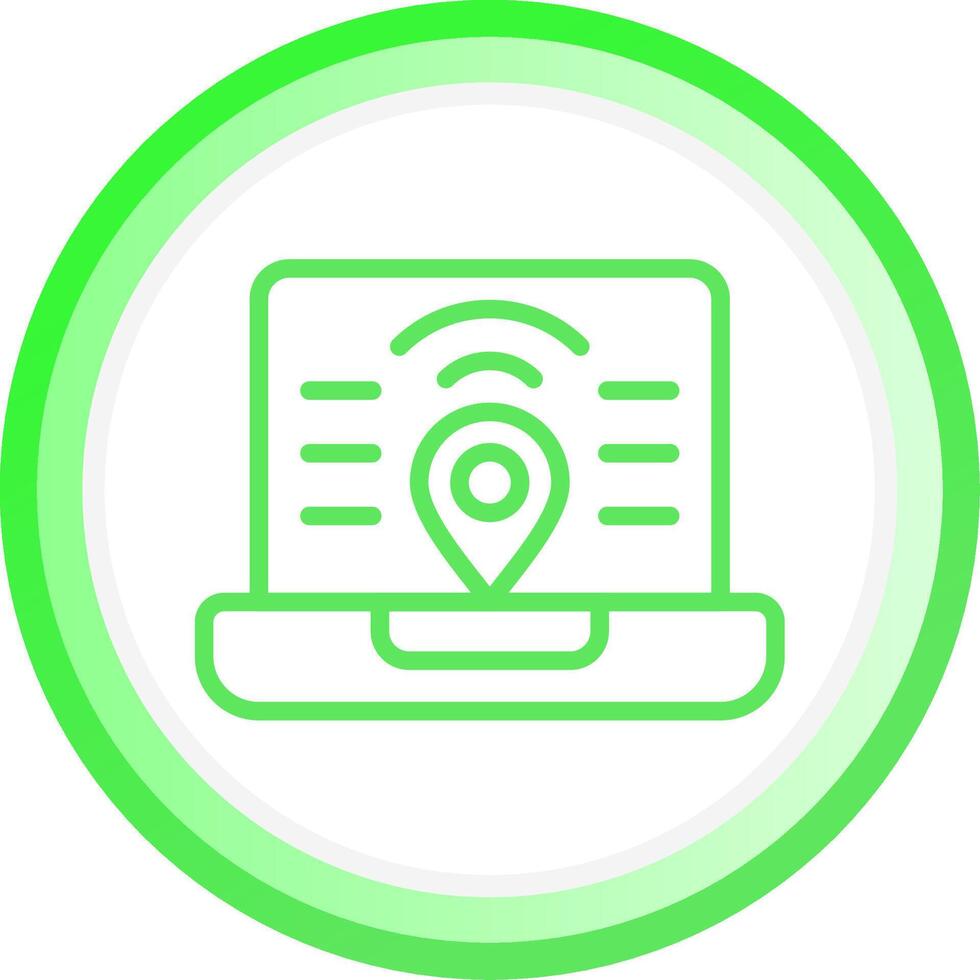Digital Nomad Hub Creative Icon Design vector