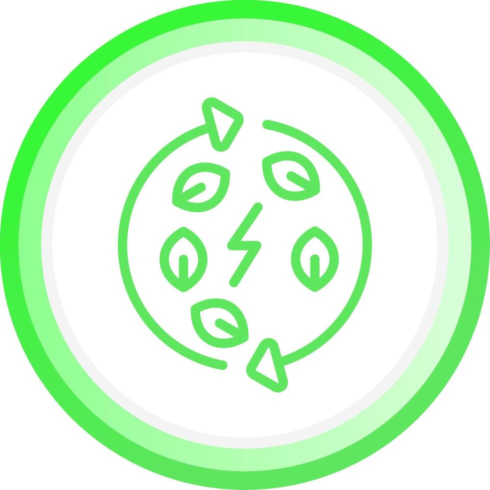 Eco Energy Creative Icon Design vector