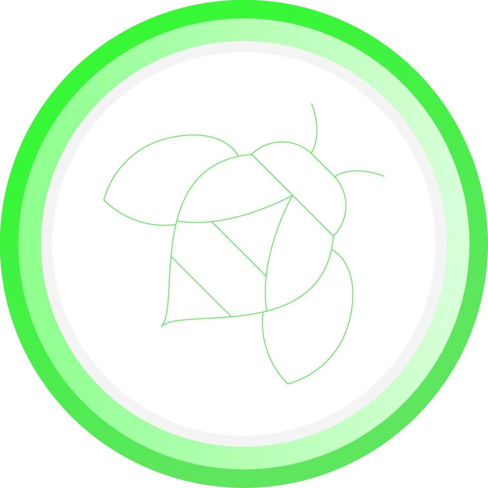 Bees Creative Icon Design vector