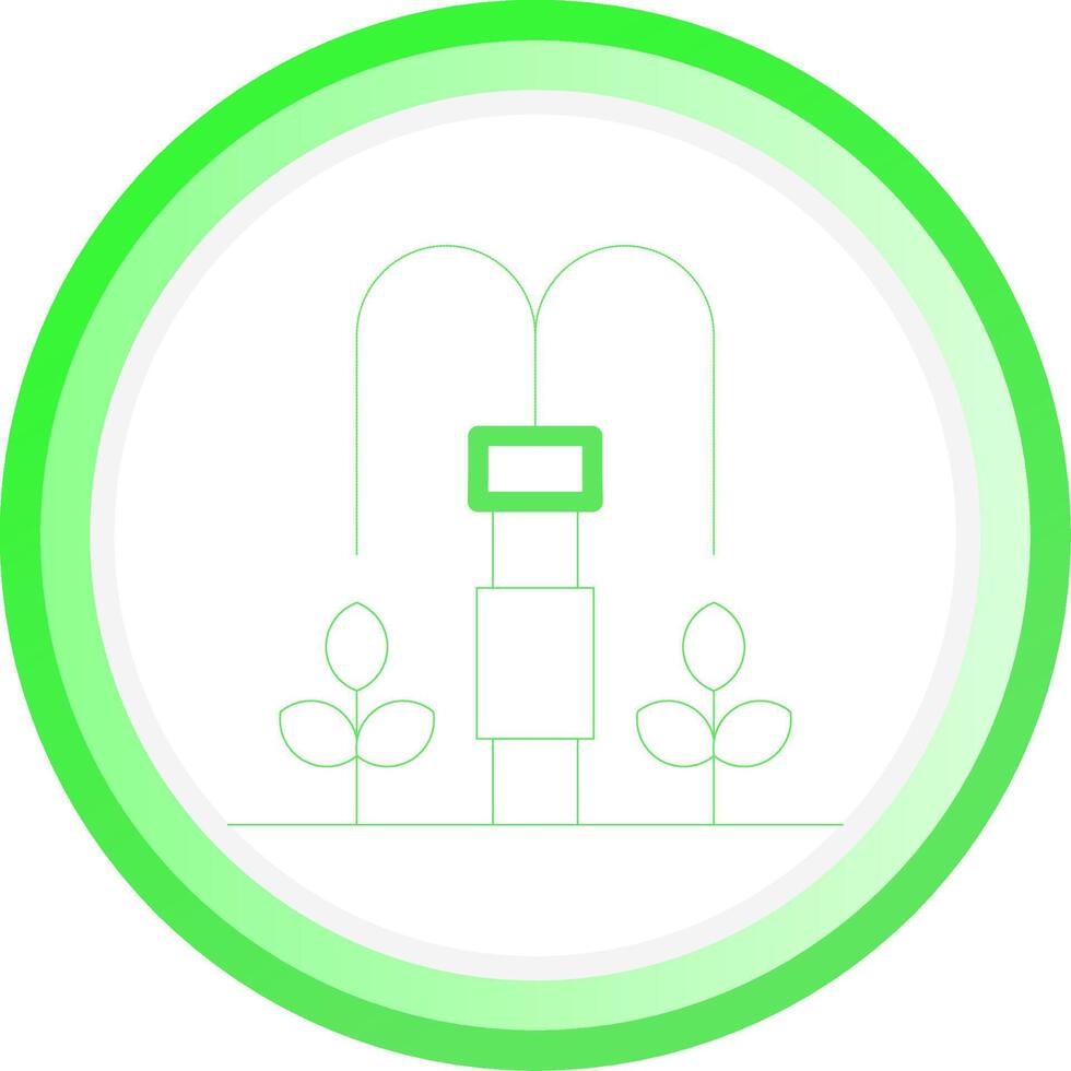 Automatic Irrigation Creative Icon Design vector