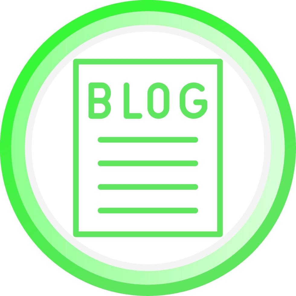Blogging Creative Icon Design vector
