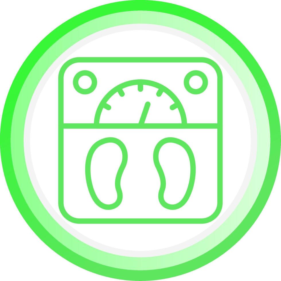 Line Green Circle Gradient Design vector