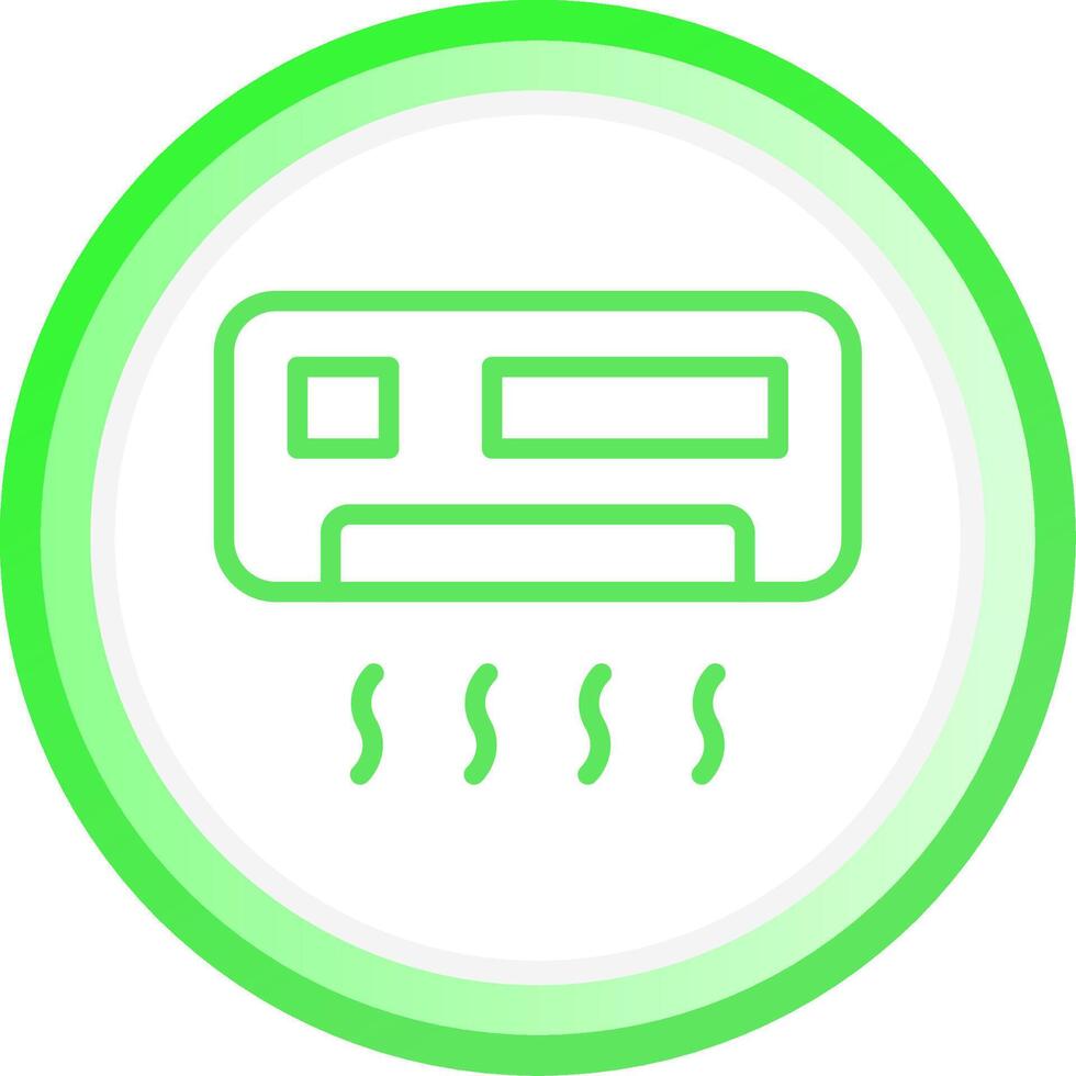 Air Conditioner Creative Icon Design vector