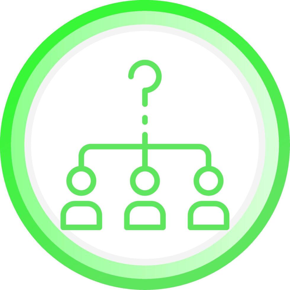 Applicants Screening Creative Icon Design vector
