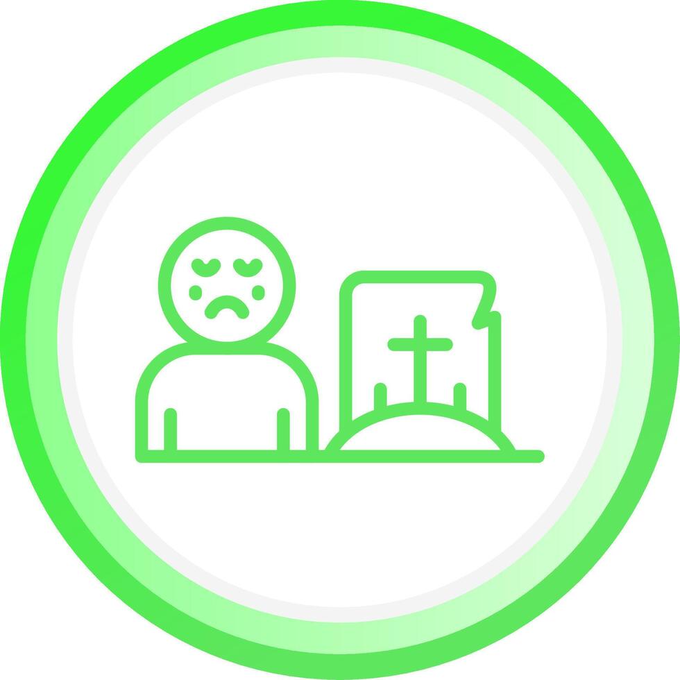 Grave Creative Icon Design vector