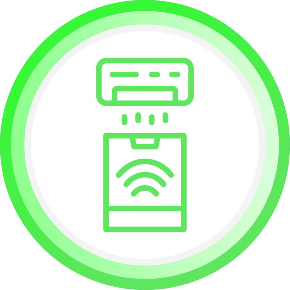 Smart Cooler Creative Icon Design vector