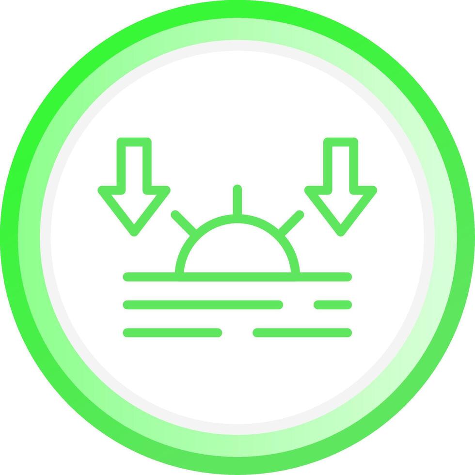 Sunset Creative Icon Design vector