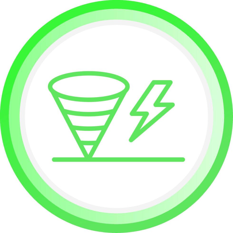 Tornado Creative Icon Design vector
