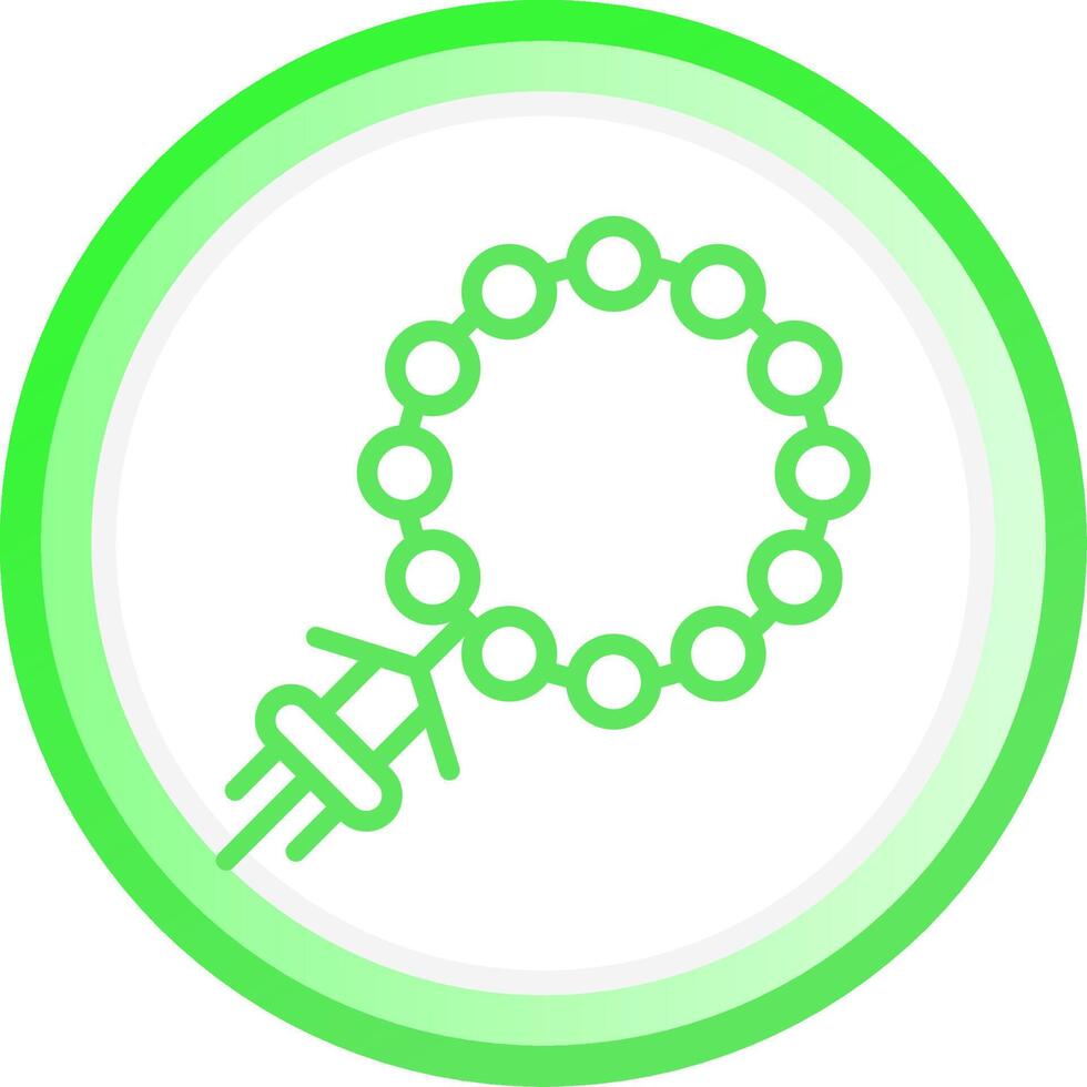 Rosary Creative Icon Design vector