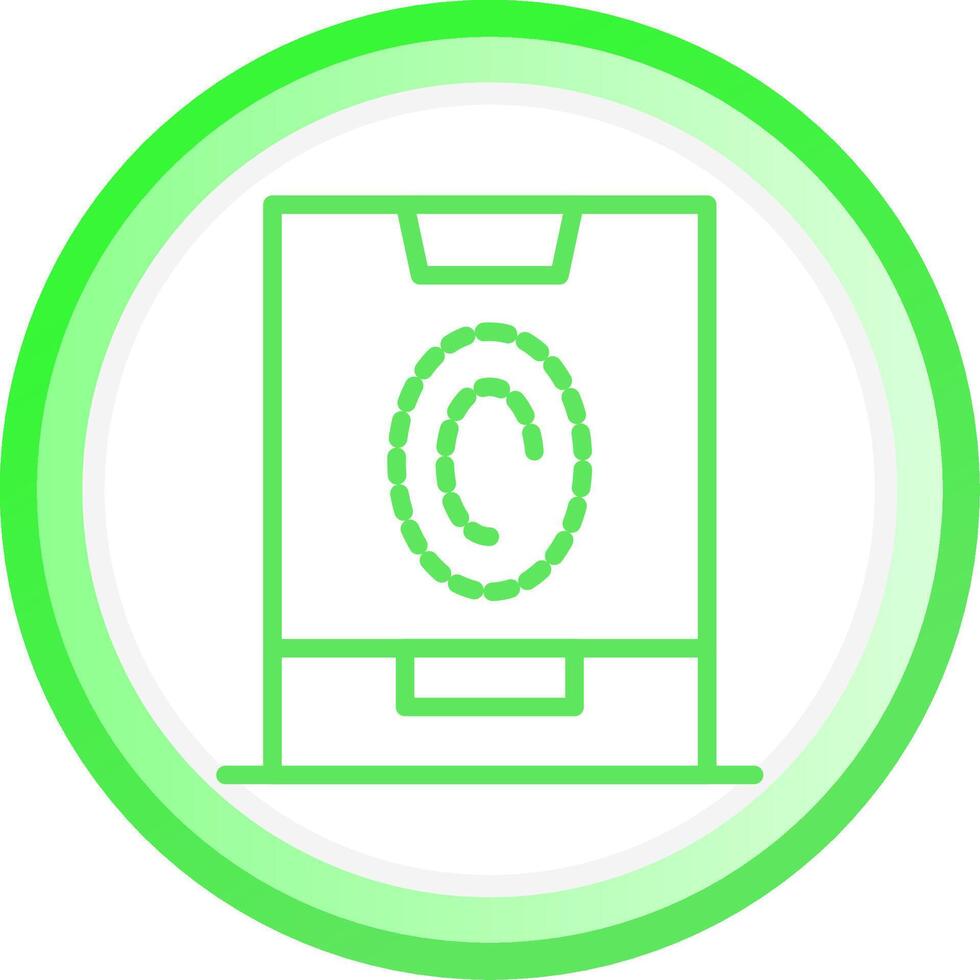 Smart Identification Creative Icon Design vector