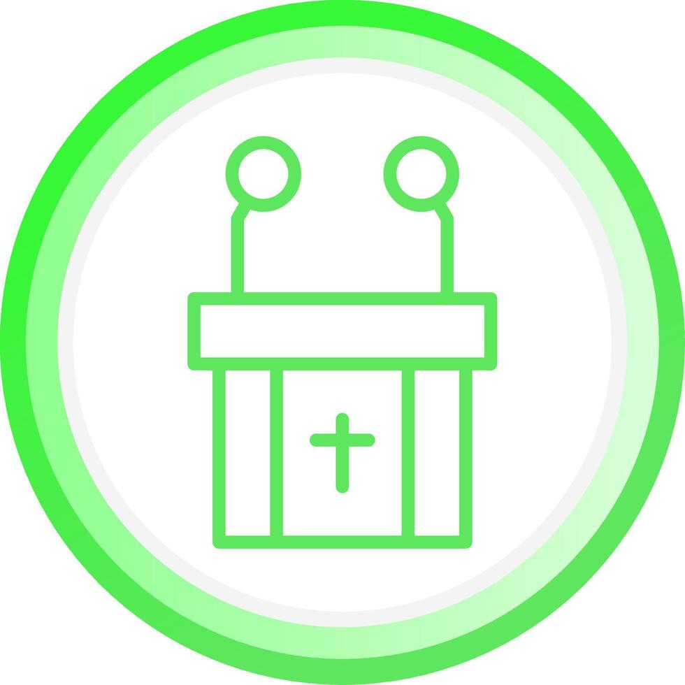 Pulpit Creative Icon Design vector
