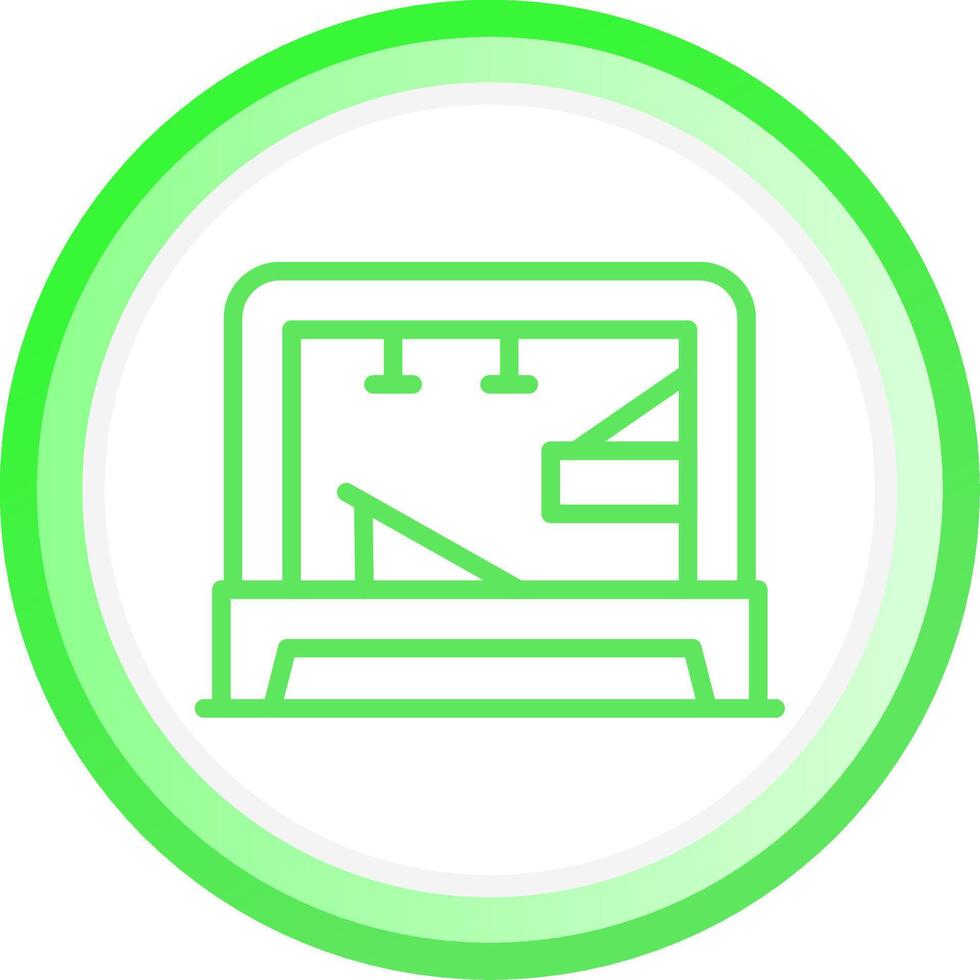 Pilates Tower Creative Icon Design vector