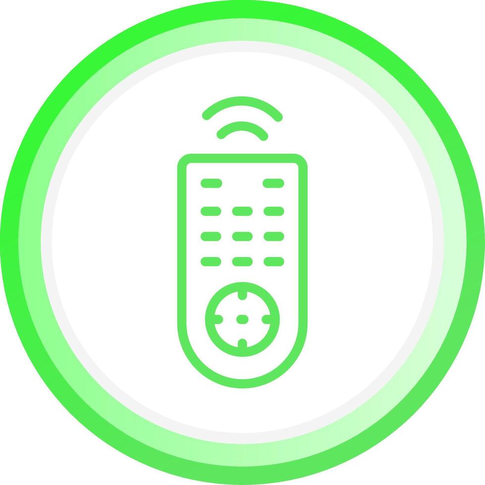 Line Green Circle Gradient Design vector