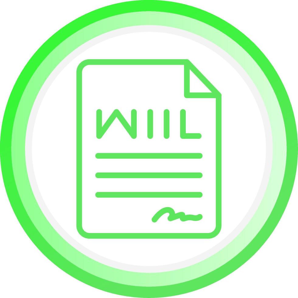 Last Will Creative Icon Design 39708094 Vector Art at Vecteezy