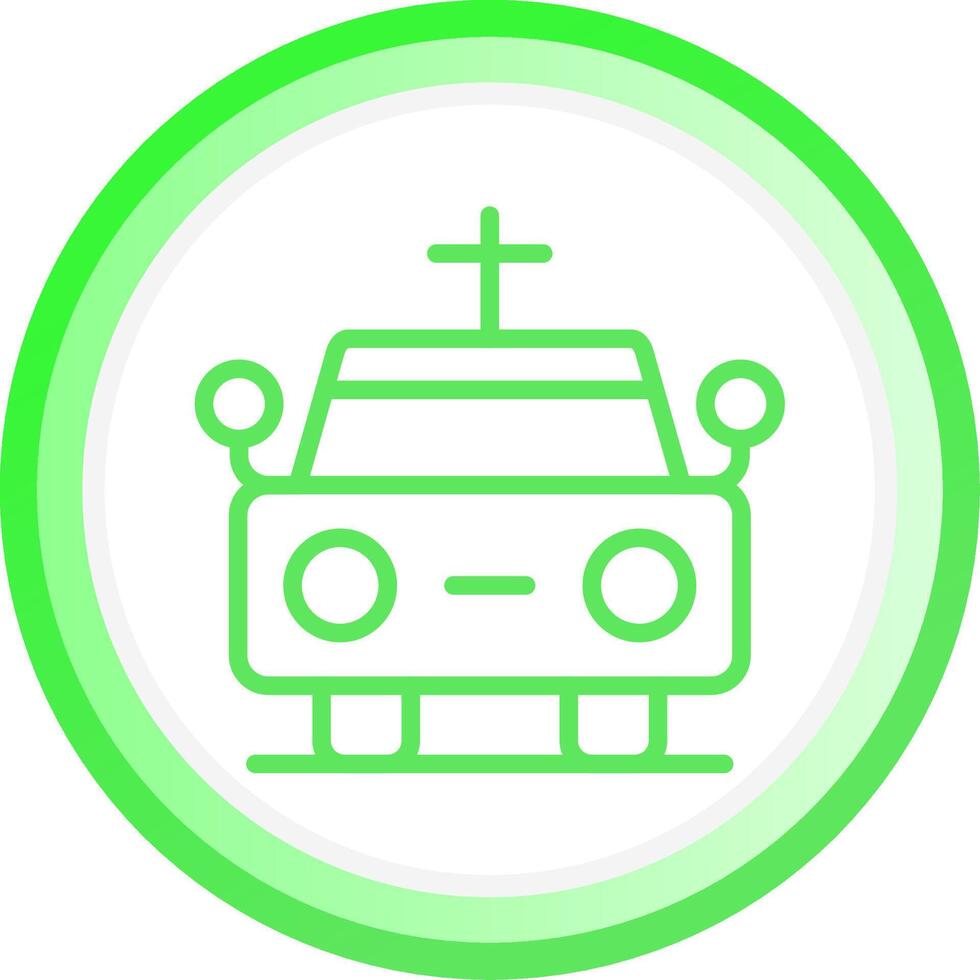 Hearse Creative Icon Design vector