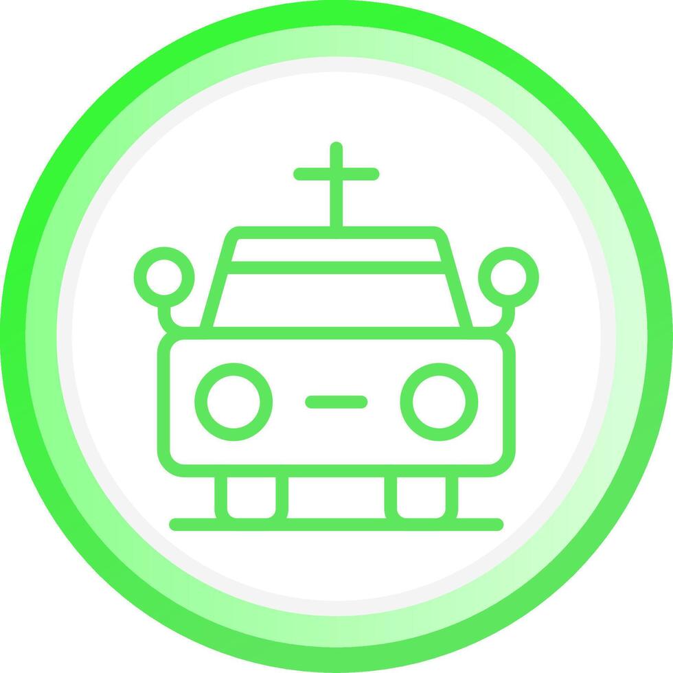 Hearse Creative Icon Design vector